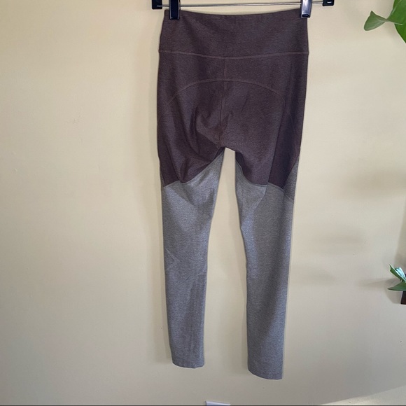 OUTDOOR VOICES Brown TriTone 7/8 Warm Up Leggings Size XS - Picture 6 of 6